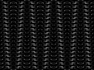 Black steel abstract background empty space for design. Modern technology innovation concept background. Unique ornamental metal sheet for background image.