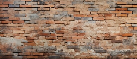 Old brick wall vintage texture for backdrop and wallpaper