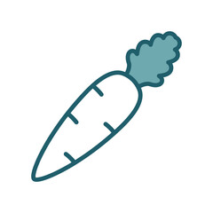 carrot icon vector design template simple and clean