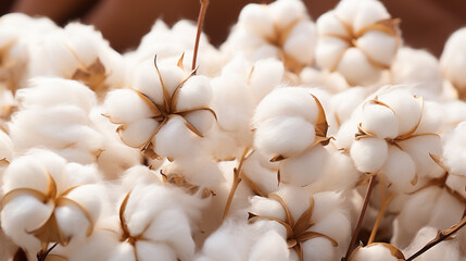 cotton flowers closeup