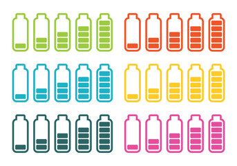 set of types of batteries