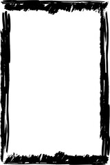 Obraz premium Grunge edge frame, rough distressed boarder, rectangular frame.