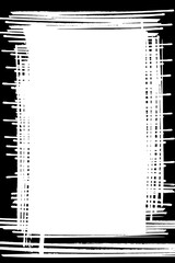 Fototapeta premium Grunge edge frame, rough distressed boarder, rectangular frame.