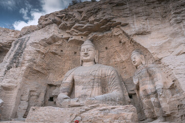 Yungang Grottoes. World cultural heritage, Datong, Shanxi, China