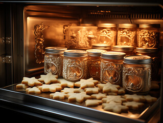 Close-up of Baking Cabinet: Cookie Cutters