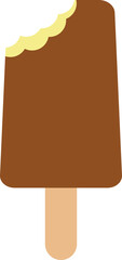 Popsicle bite icon