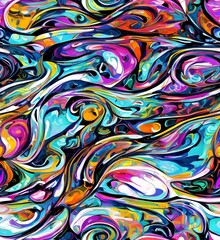 abstract pattern with waves