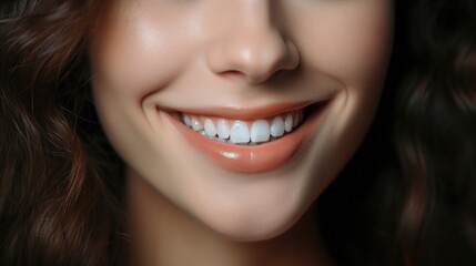 Obraz premium A woman perfect smile