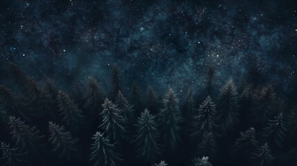 Fototapeta na wymiar forest in the night