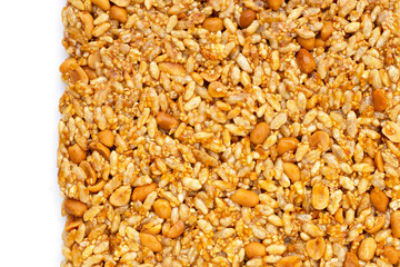 Krayasart, Thai crispy rice, peanut and sesame cereal