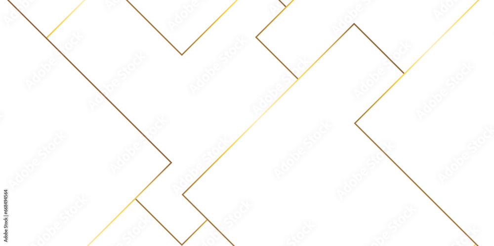 Poster Abstract white gray and gold vector blueprint background with modern design. Vector abstract futuristic architecture concept with digital geometric connection gold lines