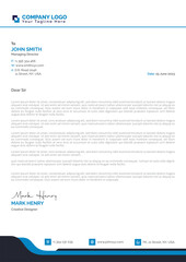 Creative Clean Modern Business Letterhead Design Template