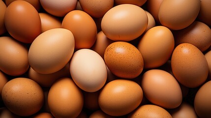 Brown chicken eggs background