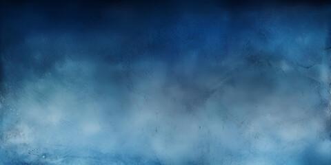 Obraz na płótnie Canvas Cosmic Abstraction A Symphony of Blue Paint Splashes Background generative ai