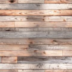 Fototapeta premium Seamless wooden plank background,ai pattern