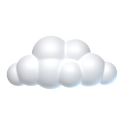 cloud 3D Illustration Icon Pack Element