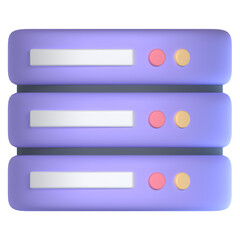 database 3D Illustration Icon Pack Element