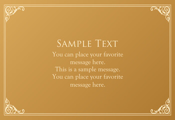 クリスマスに最適なアンティークフレームデザイン