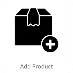 Add Product and add icon concept