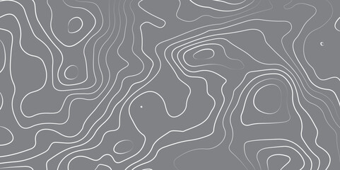 Abstract topographic contours map background. Topography lines and circles background. Topographic map Patterns, Topographic map and place for texture.  Vector illustration.