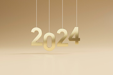 The joy of welcoming a happy and new year in 2024.