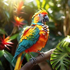 macaw bird animal 