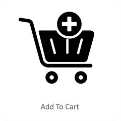 Add To Cart icon concept