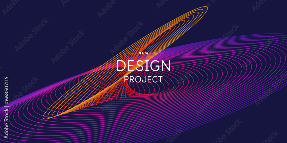 Poster abstract geometric background of simple shapes. a template for design and creativity.