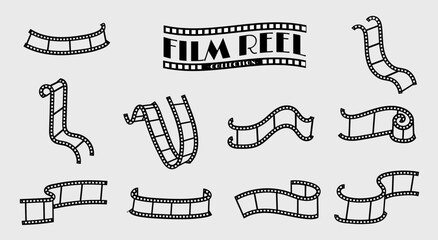 Film Reel Illustration Set