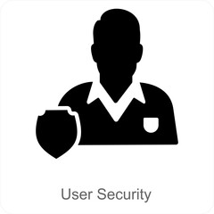 User Security and security icon concept