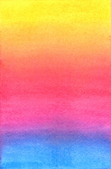 Rainbow watercolor gradient background