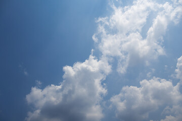 blue sky with clouds