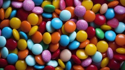 Fototapeta na wymiar Colorful candies Background