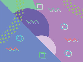 colorful flat background