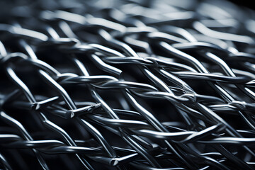 Texture Iron Wire Mesh Detail