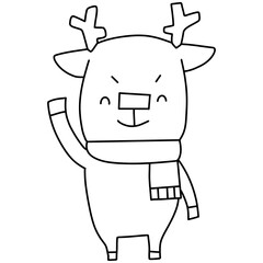 Santa Claus Cartoon Illustration Christmas Festival