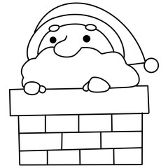 Santa Claus Cartoon Illustration Christmas Festival