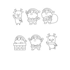 Santa Claus Cartoon Illustration Christmas Festival