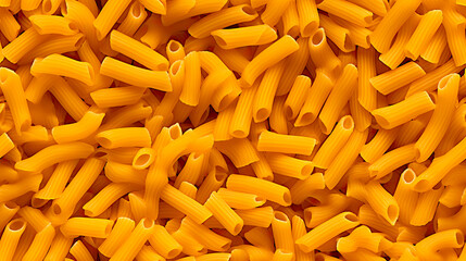 Fusilli or penne Pasta Italy, ready to eat without any sauce or topping. Seamless repeating texture. 