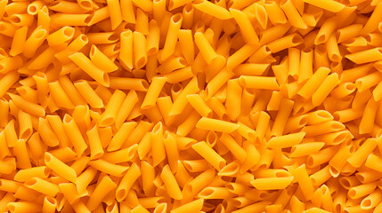 Fusilli or penne Pasta Italy, ready to eat without any sauce or topping. Seamless repeating texture.  - obrazy, fototapety, plakaty