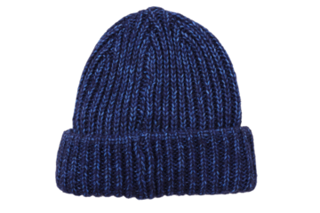 PNG,blue knitted cap, isolated on white background
