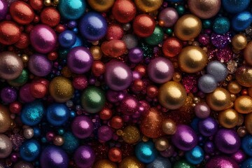 Fototapeta na wymiar colorful christmas balls