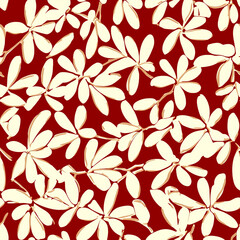 small cute flower pattern on background