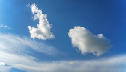 Fototapeta premium Cumulus Artistry in the Beautiful Sky
