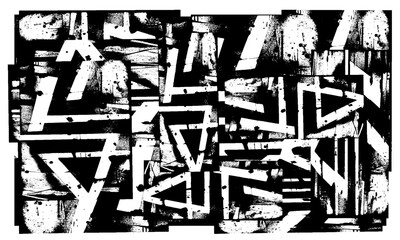 Black and white texture. Monochrome background for creating design, printing. Grunge backdrop for business cards, posters, websites