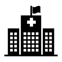 Obraz premium Hospital icon