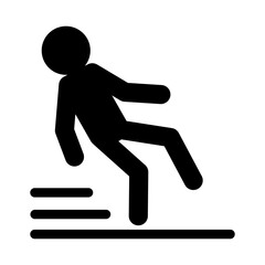 Slip, slide icon