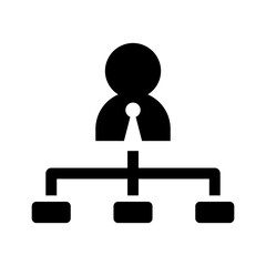 Organization chart icon
