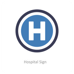 hospital sign