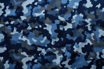 embroided blue camo pattern, high detail, clearly sharp and visible threads, linen, smooth homogeneous texture no shadows with clear sharp threads high detail realistic - obrazy, fototapety, plakaty